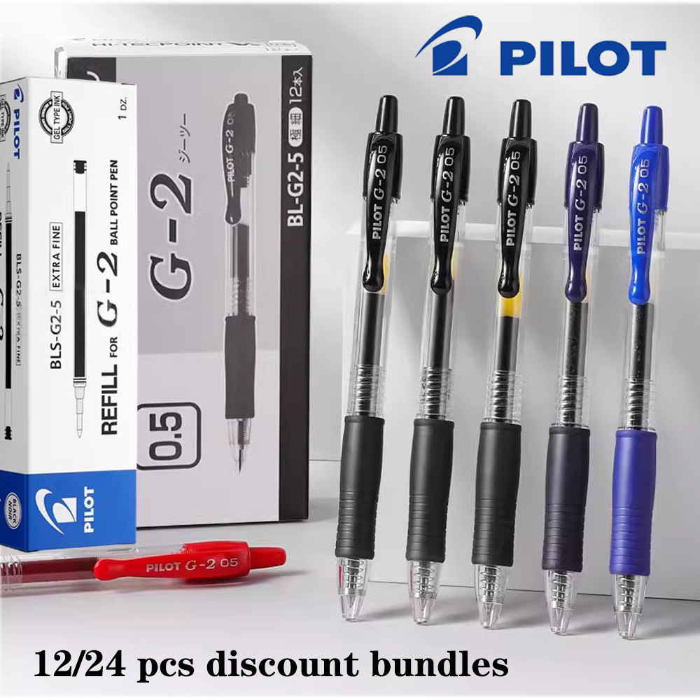 12/24Pcs Genuine PILOT Gel Pen - Pilot Pen G2 review and price