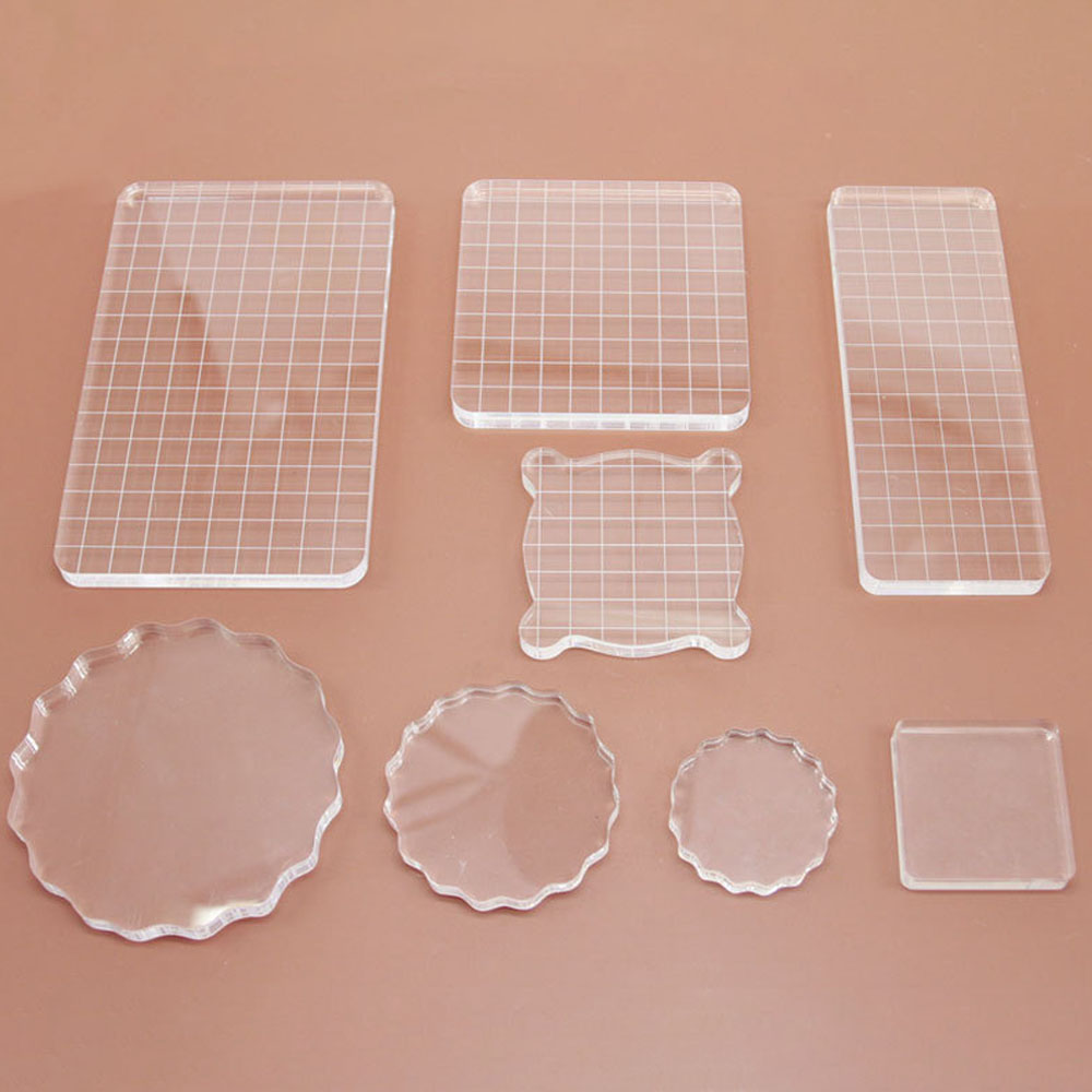 Clear Acrylic Stamp Block Use  - Photo Acrylic Block review and price