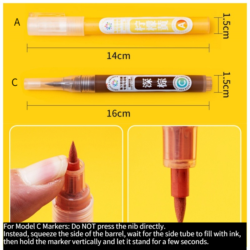 12 Colors Pottery Underglaze M - Copic Marker Sketch review and price