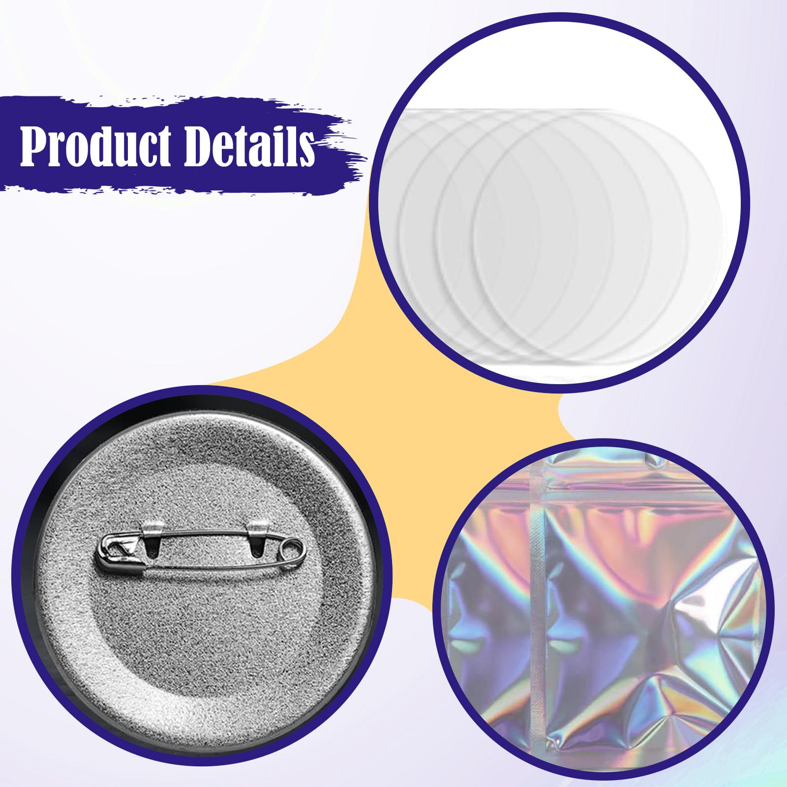 902Pcs Blank Button Making Sup - Button Badge Blank review and price