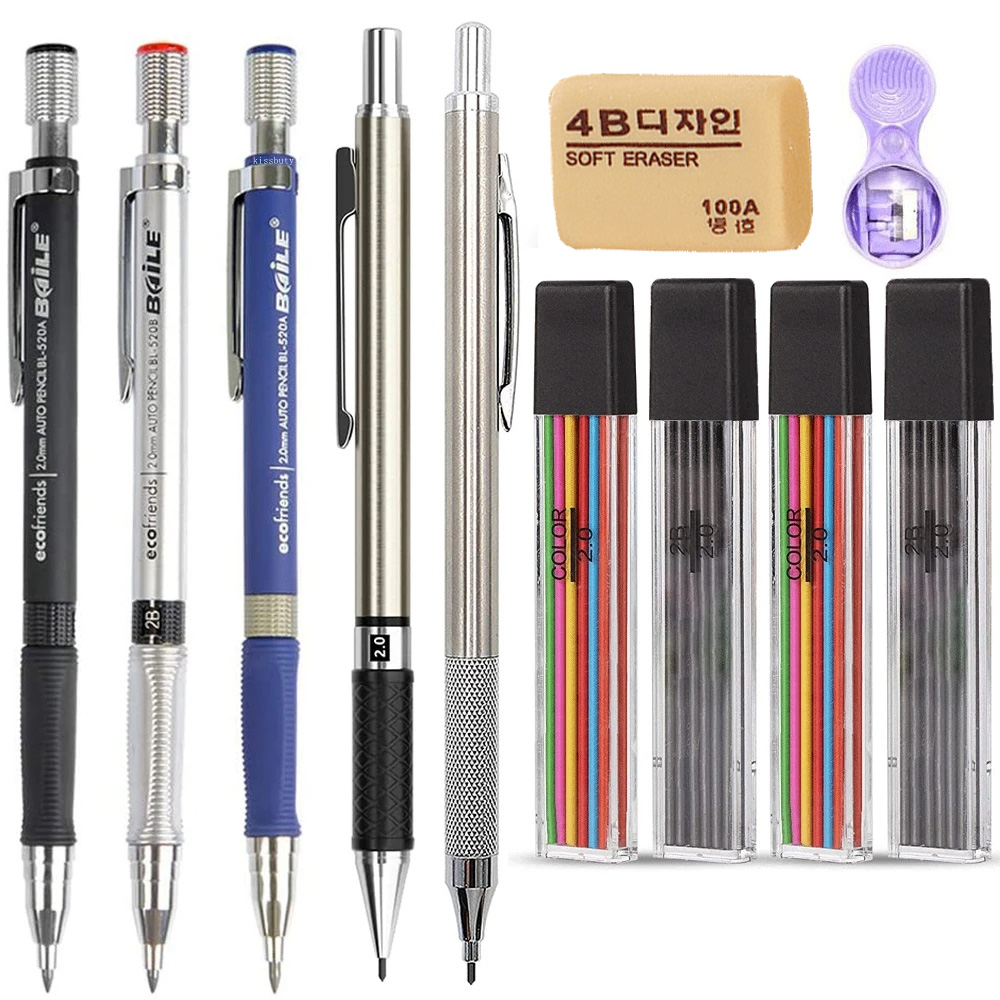 2.0mm 2B Mechanical Pencils Au - Staedtler Pencil Lumocolor review and price