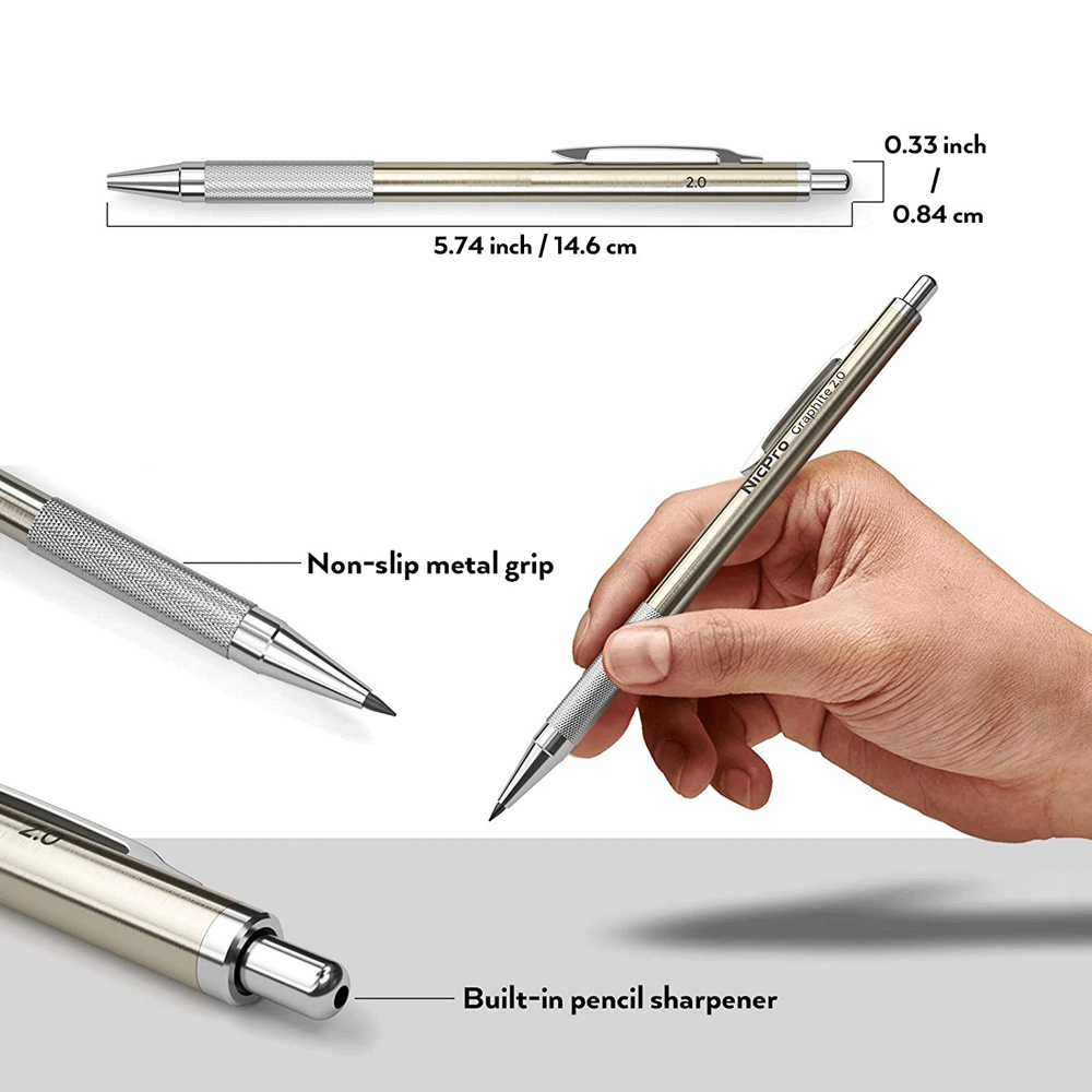 2.0mm 2B Mechanical Pencils Au - Staedtler Pencil Lumocolor review and price