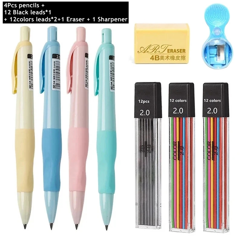 Mechanical Pencil Set 2.0mm HB - Staedtler Pencil Lumocolor review and price