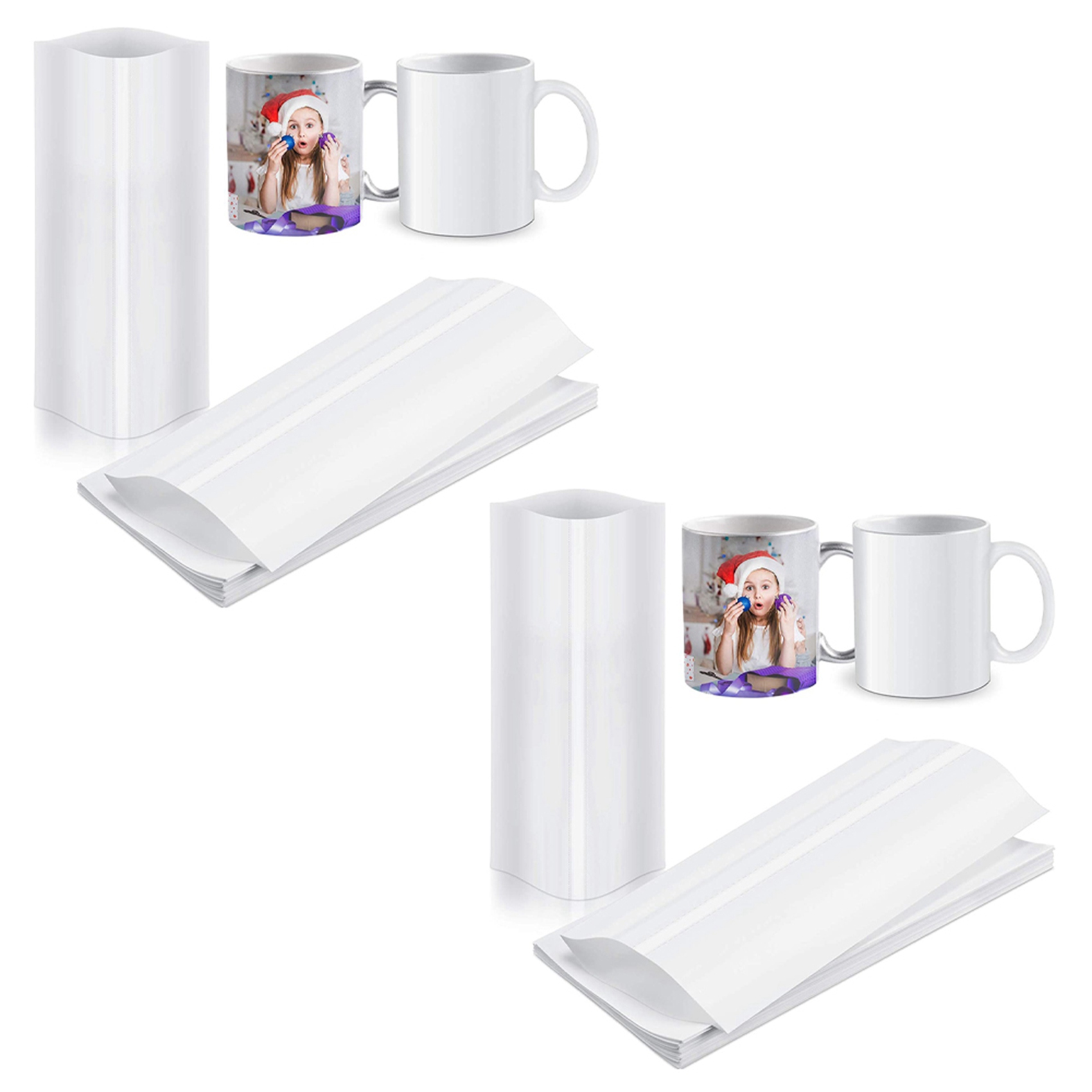 A74E-140Pcs Sublimation Shrink - Sublimation Mug White review and price