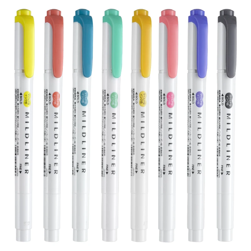 25 Colors Japan ZEBRA Mildline - Zebra Pen Mildliner review and price