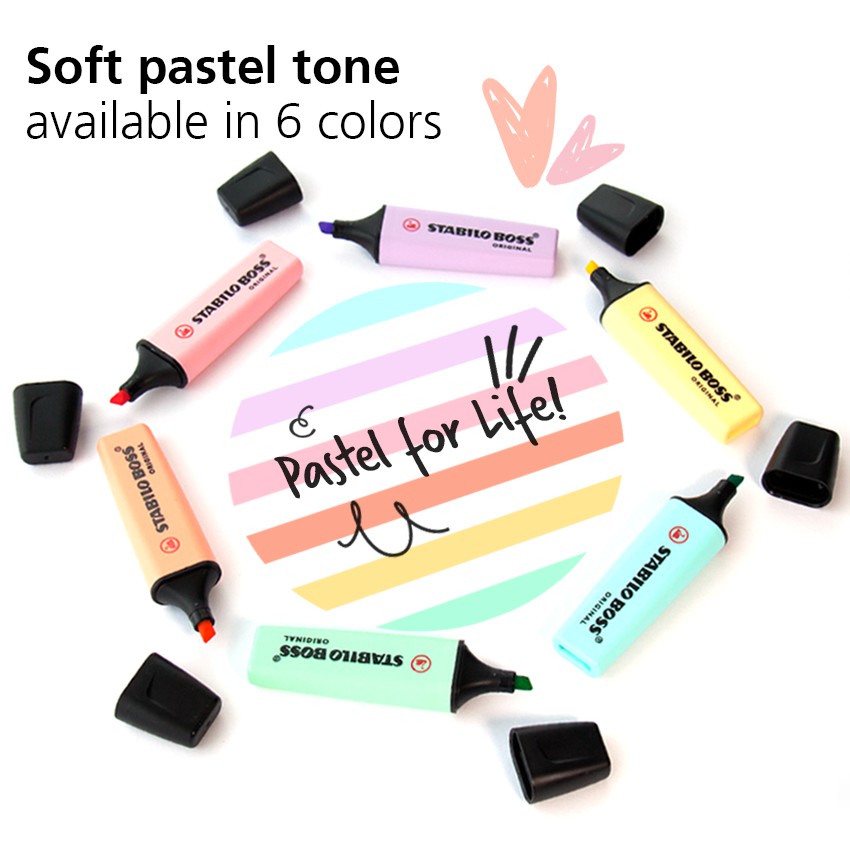 STABILO BOSS ORIGINAL Pastel H - Stabilo Marker Boss review and price
