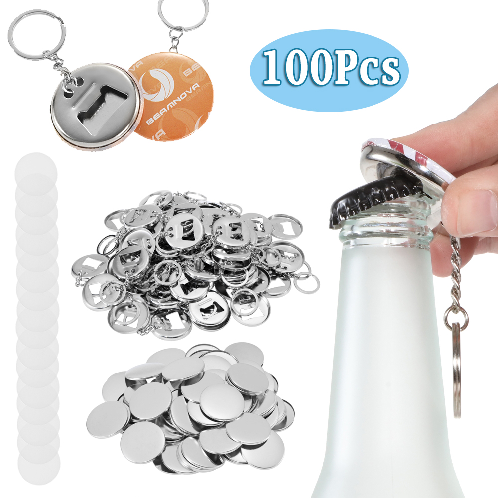 100pcs Badge Materials Bottle  - Button Badge Blank review and price