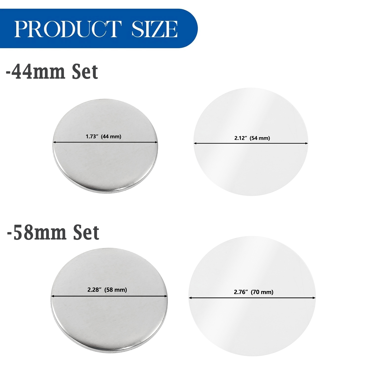 100pcs Badge Materials Bottle  - Button Badge Blank review and price