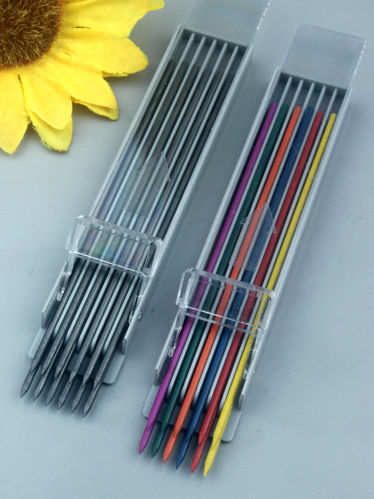 Thick Pencil Core Colored Auto - Staedtler Pencil Lumocolor review and price
