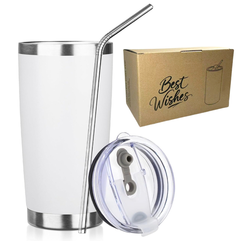 20oz Tumbler Mug with Lid and  - Tumbler 20Oz White review and price