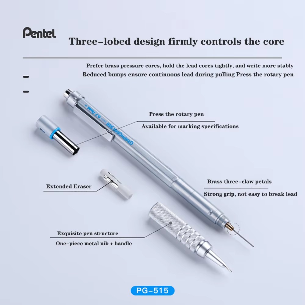 1pc Pentel Graphgear 500 Draft - Pentel Pen Graphgear review and price